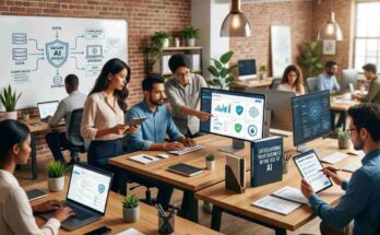 Work team using AI Tools